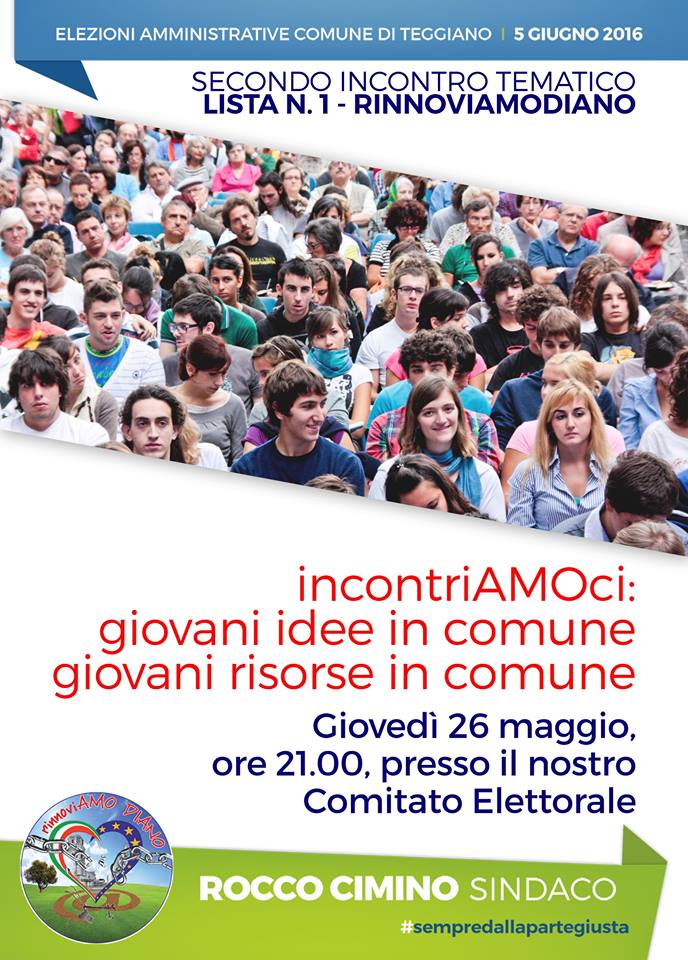 secondo incontro tematico rinnoviamo diano