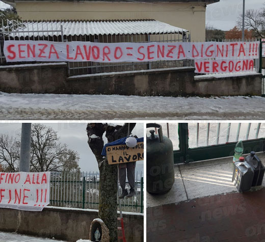 proteste acquedotto caggiano evidenza
