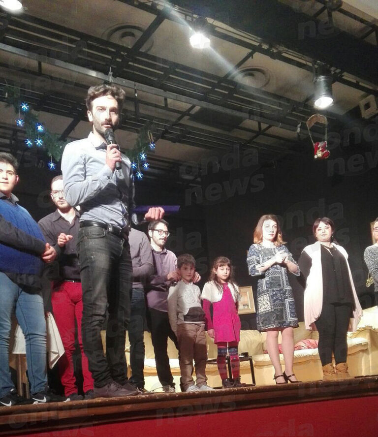 Menzione speciale ad Andrea Di Maria dalla Compagnia teatrale “Sant’Arsenio ieri, oggi e domani”