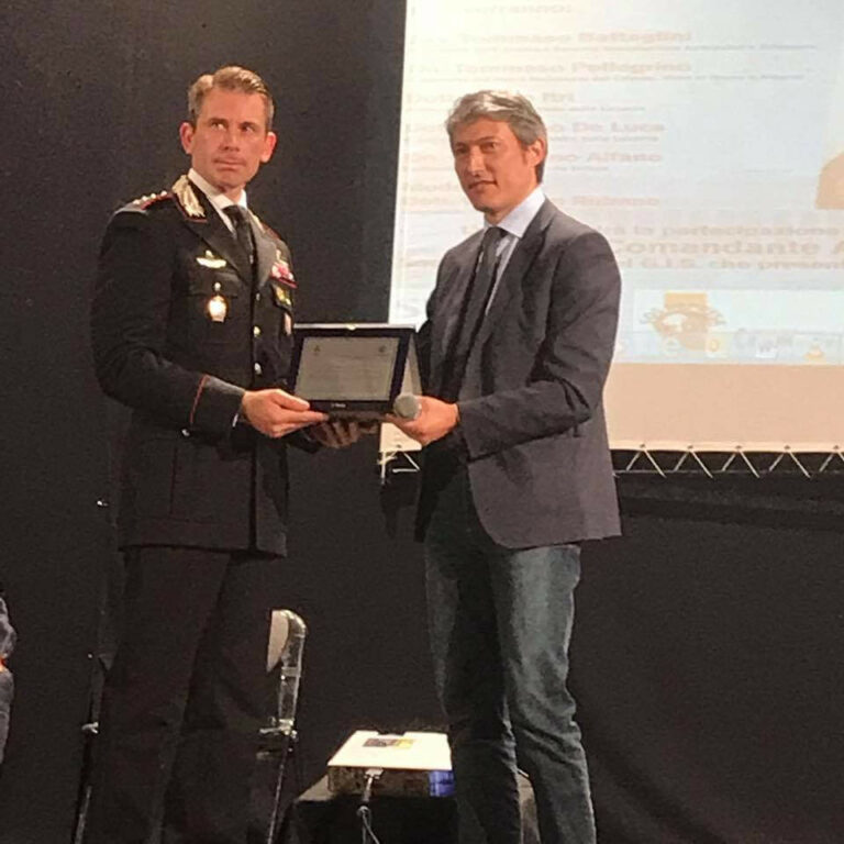 A Tommaso Pellegrino il “Premio Legalità” dell’Associazione Nazionale Carabinieri
