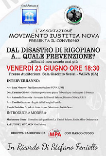 Tragedia dell’Hotel Rigopiano e prevenzione. Se ne parla il 23 giugno a Valva
