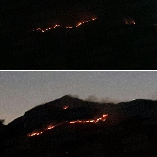 Incendio San Rufo evidenza