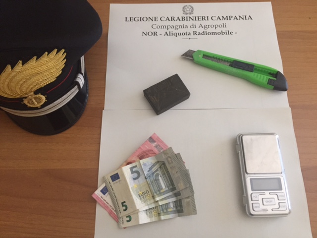 Scoperto con la droga a Capaccio Scalo. Arrestato per spaccio 35enne marocchino