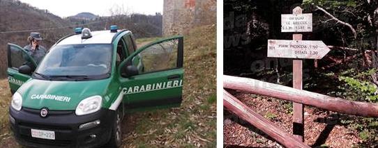 forestale escursionisti ottati