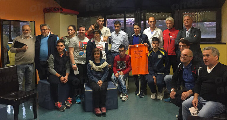 Emozioni per i disabili del San Carlo di Potenza per la visita del campione di ciclismo Pozzovivo