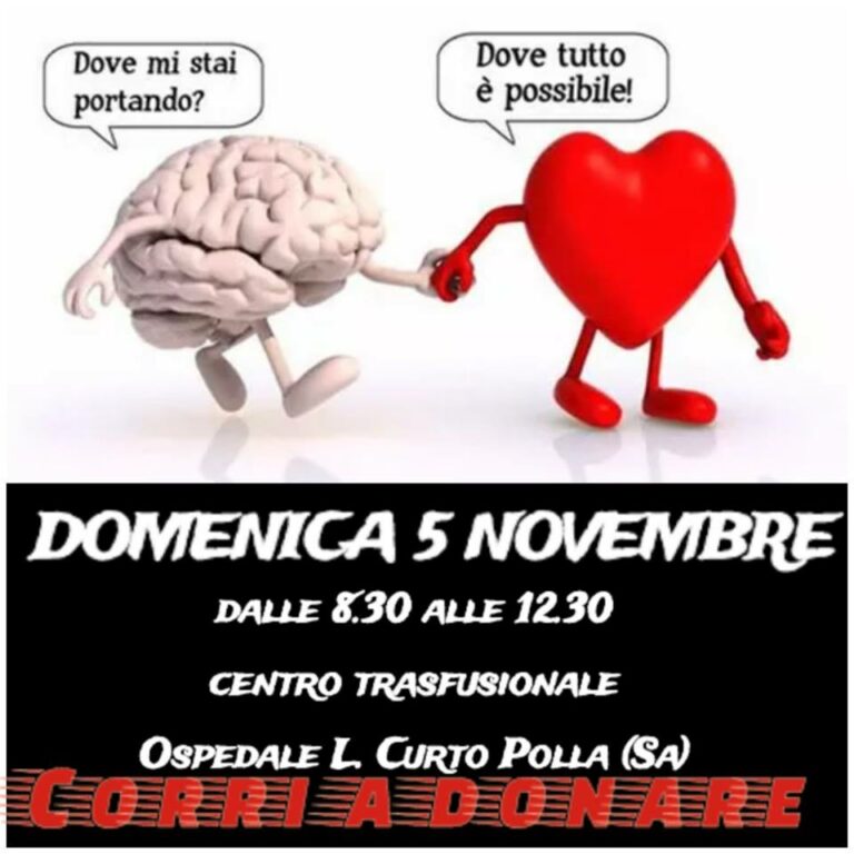 Ospedale Polla. Domani donazione straordinaria di sangue presso il Centro Trasfusionale