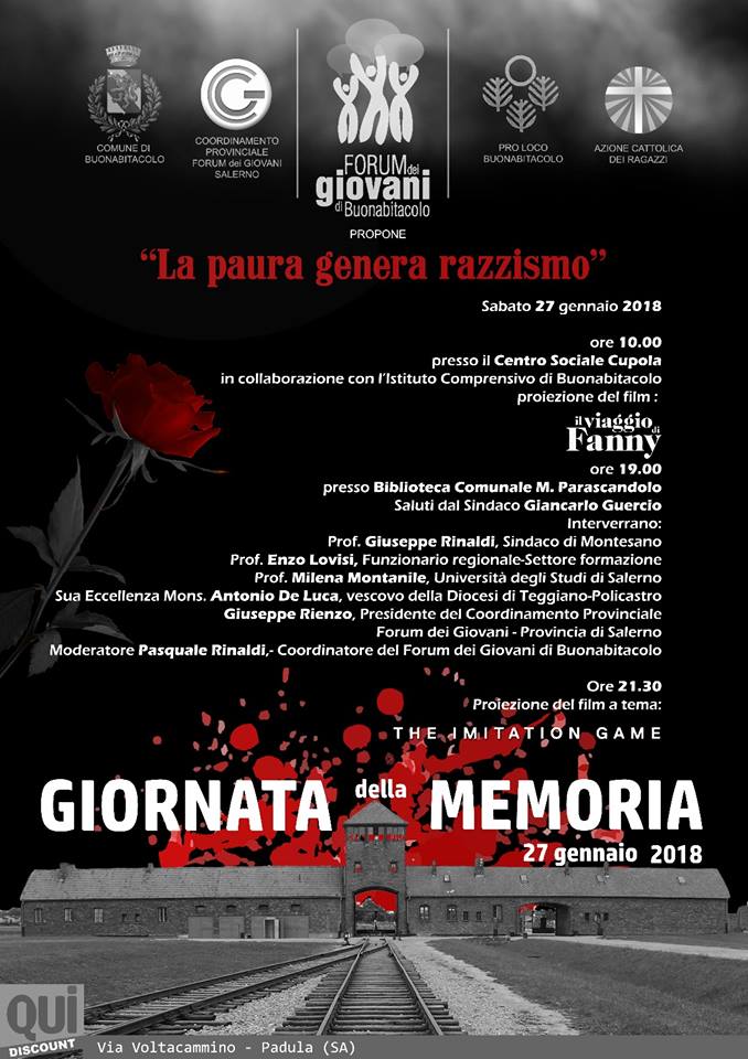 La paura genera razzismo 27 gennaio 2018