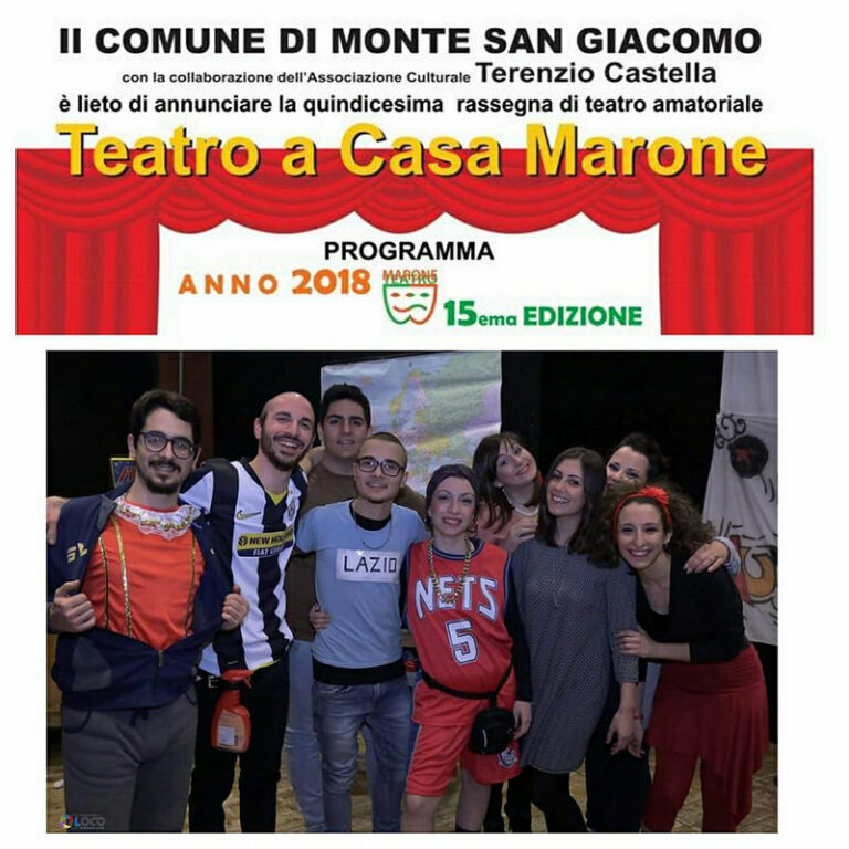 Il 4 febbraio la Compagnia “Sant’Arsenio–Ieri,oggi e domani” in scena alla rassegna Teatro a Casa Marone