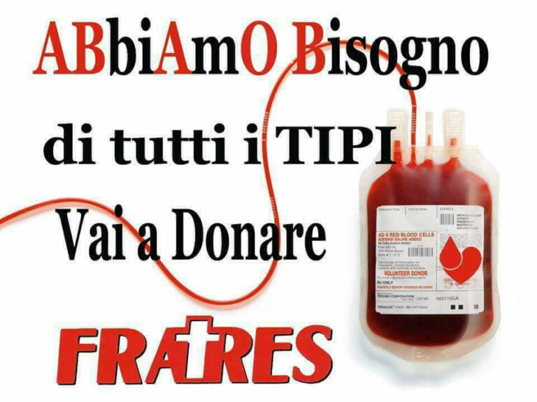Ospedale di Polla. Domani la raccolta straordinaria di sangue del Gruppo Fratres