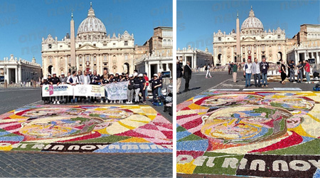 Infiorata lucana a roma