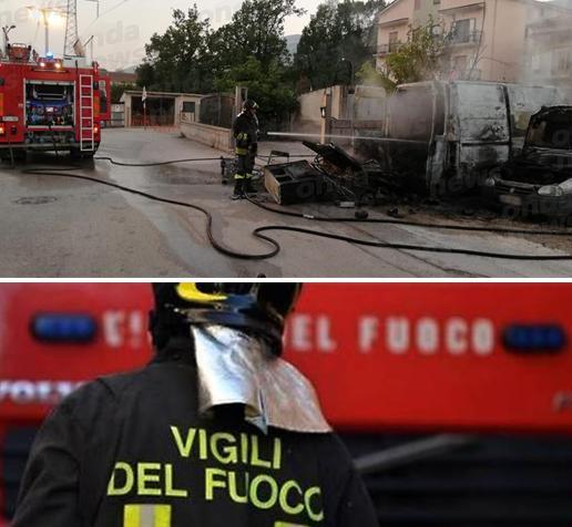 incendio furgone polla evi