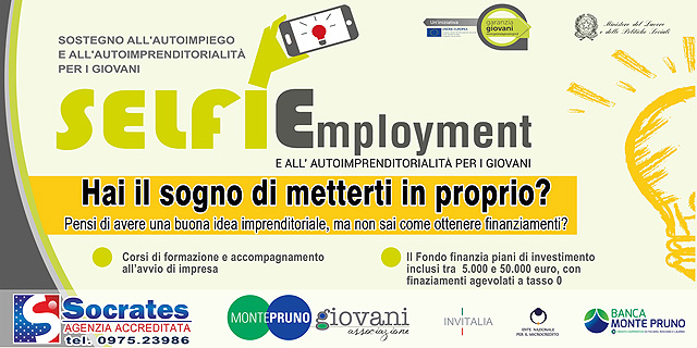 Banca Monte Pruno e Scuola di Formazione Socrates insieme per favorire l’imprenditorialità giovanile