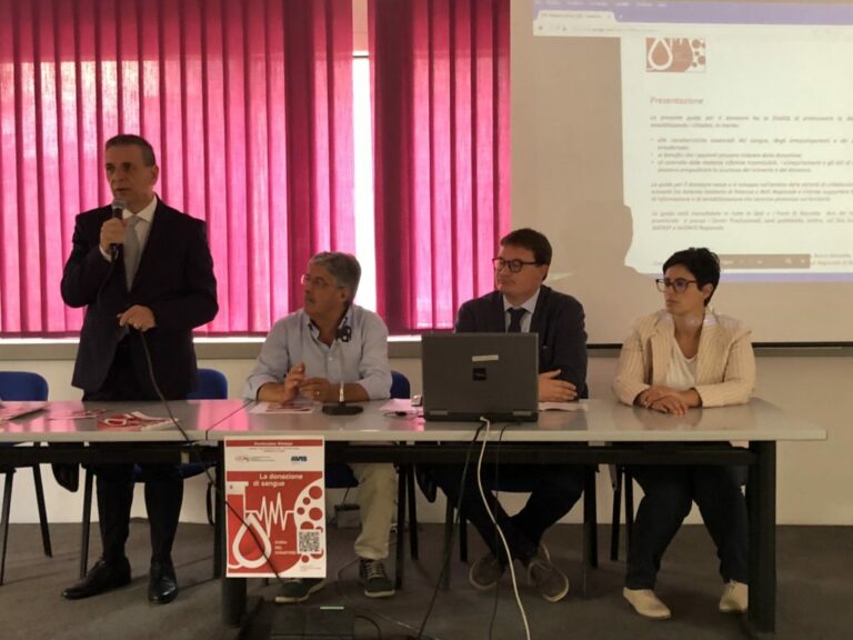 L’Azienda Sanitaria della Basilicata presenta la Guida del Donatore in collaborazione con l’AVIS