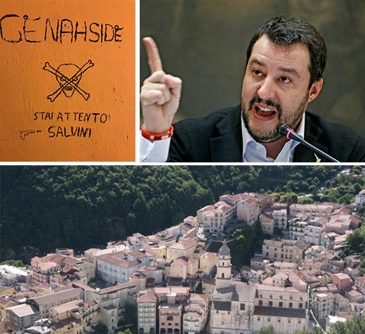 salvini scritte campagna evidenza