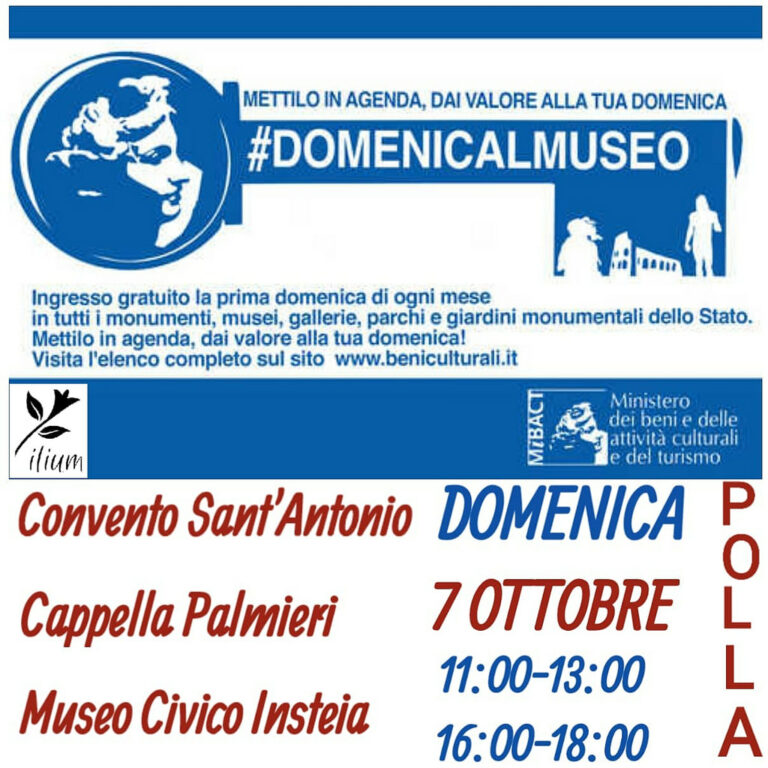 Polla: domani appuntamento con “Domenica al Museo” alla scoperta delle bellezze cittadine