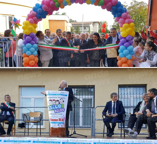 Evidenza inaugurazione asilo nido padula