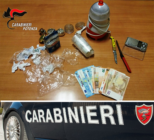 arresto-padre-figlio-droga-potenza-ev