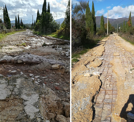 evidenza strada fonti sala consilina