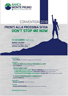 “Pronti alla prossima sfida”. Domani la Convention 2018 della Banca Monte Pruno