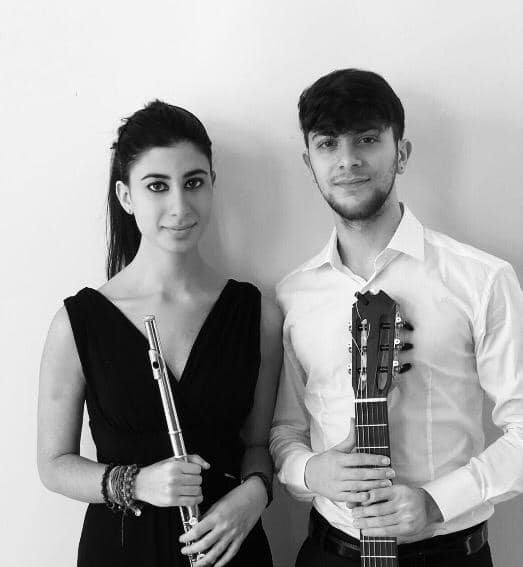 La flautista Ylenia Cimino e il chitarrista Pasquale Vitale domani in concerto a Salerno