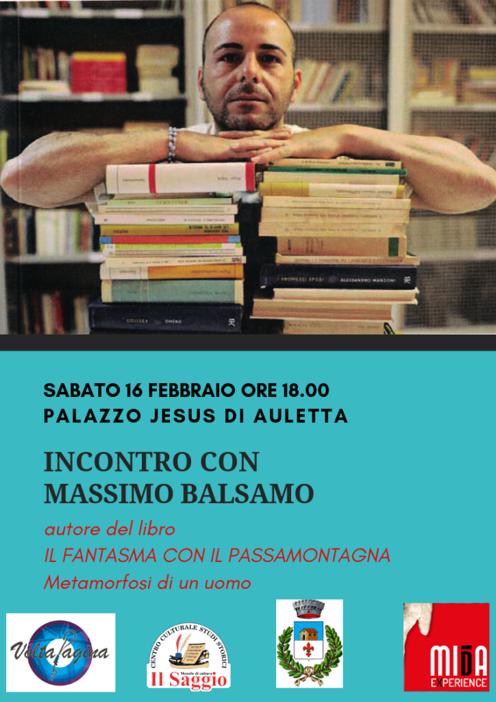 Dal carcere al teatro. Domani ad Auletta l’autore Massimo Balsamo racconta il suo libro autobiografico