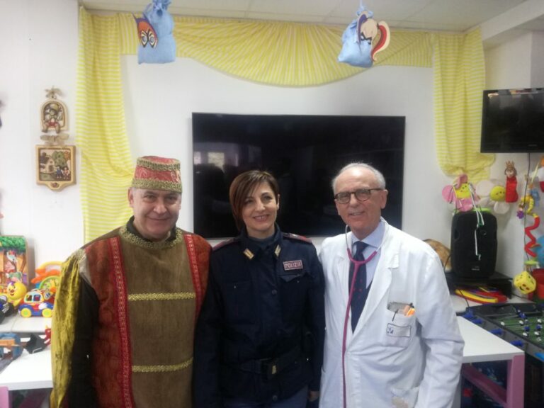 La Polizia recupera un televisore rubato e destinato al reparto di Pediatria del “Ruggi” di Salerno