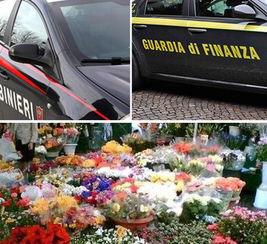 finanza carabinieri mercato fiori evidenza