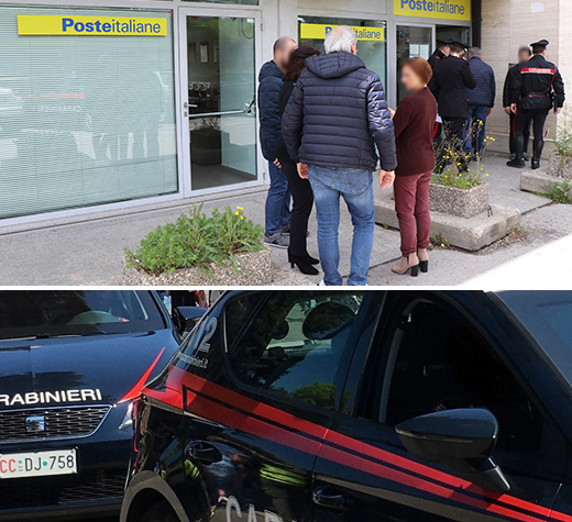 rapina poste potenza evidenza