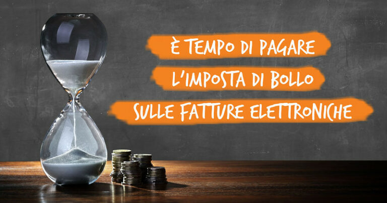 Scadenza imposta di bollo su fatture elettroniche 2° trimestre – a cura dello Studio Viglione Libretti