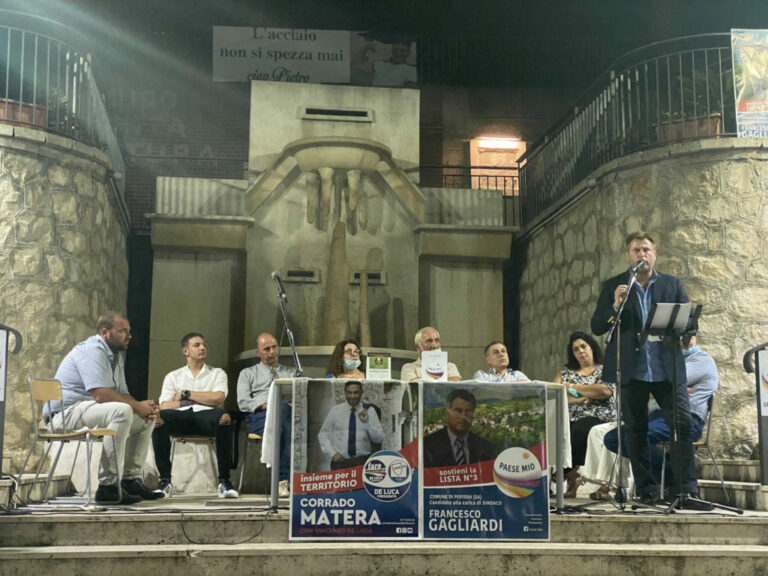 Amministrative 2020. A Pertosa grande affluenza per la presentazione della lista “Paese Mio”