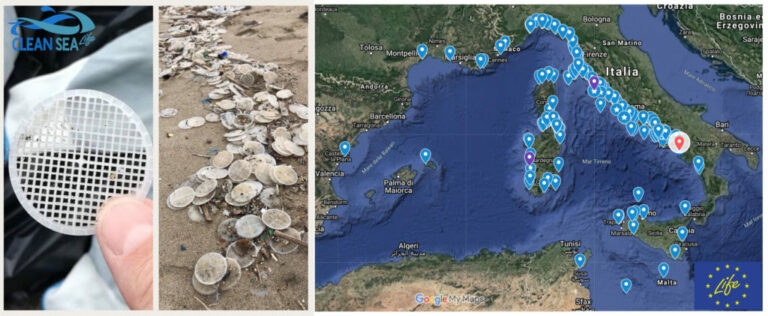 Dischetti di plastica sversati in mare dal depuratore di Capaccio Paestum. Otto persone rischiano il processo