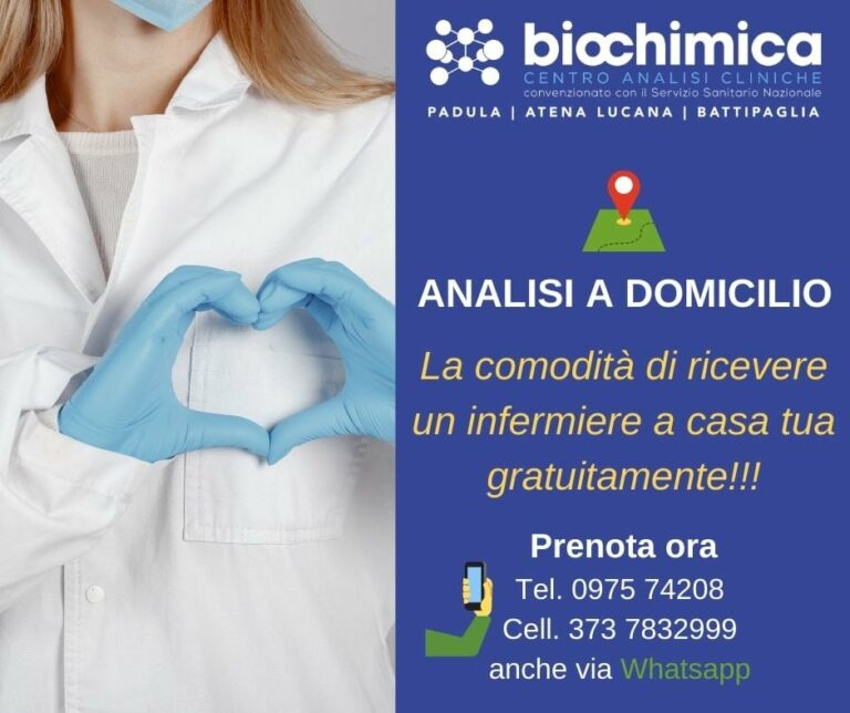 analisi a domicilio biochimica