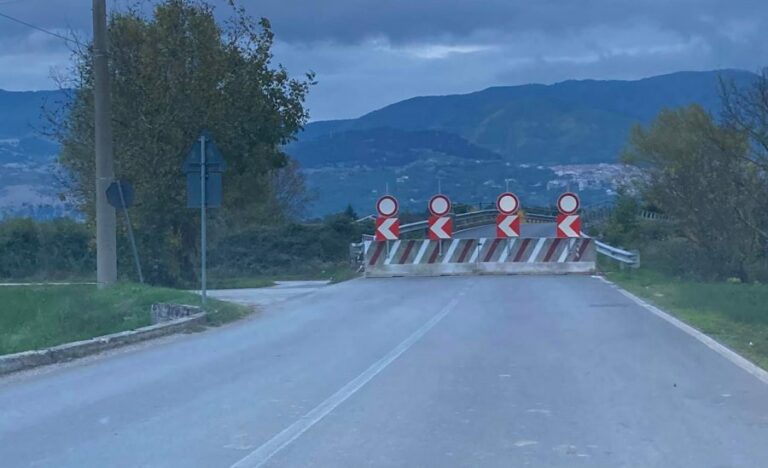 chiusura ponte caiazzano