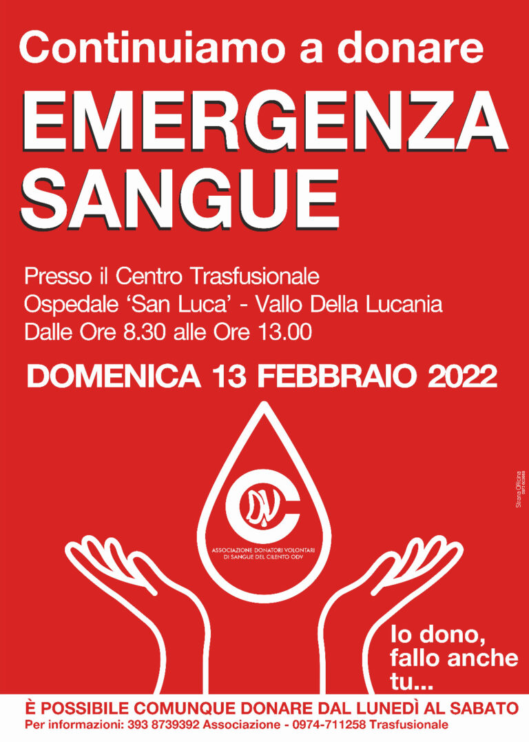 donazione sangue