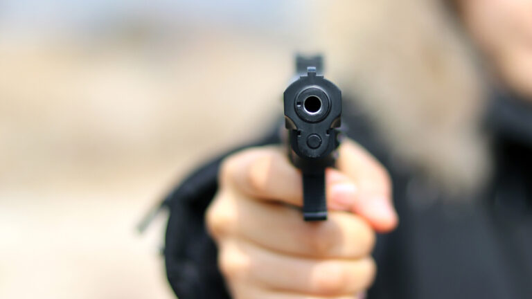 pistola in mano