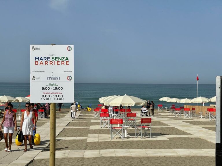 Mare senza barriere
