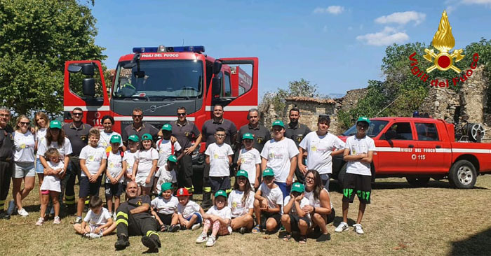 vigili del fuoco fb a roscigno