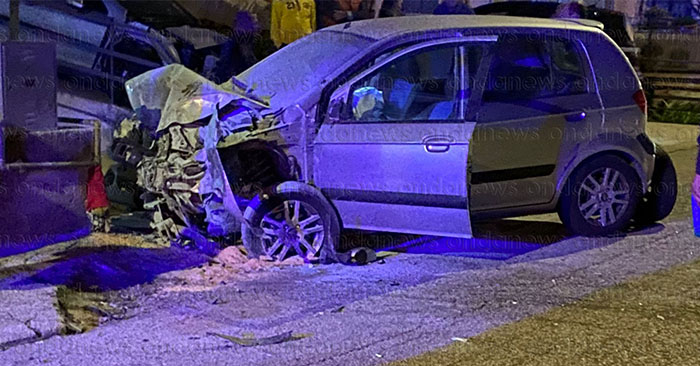 auto contro condotto metano sala consilina fb 26 ottobre 2022
