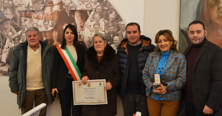 foto teggianesi a campagna per medaglia d'onore