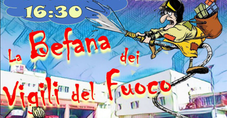 la befana dei vigili del fuoco potenza