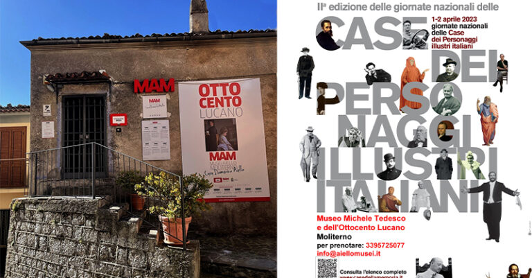 locandina e foto museo moliterno