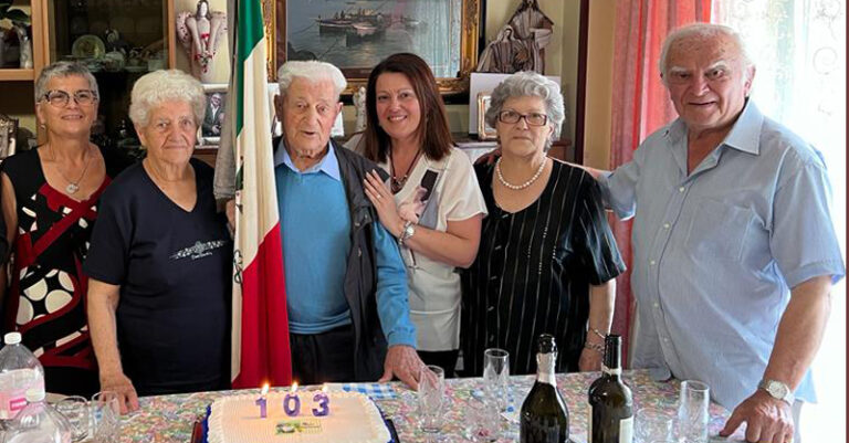 103 anni nonno nicola de giacomo