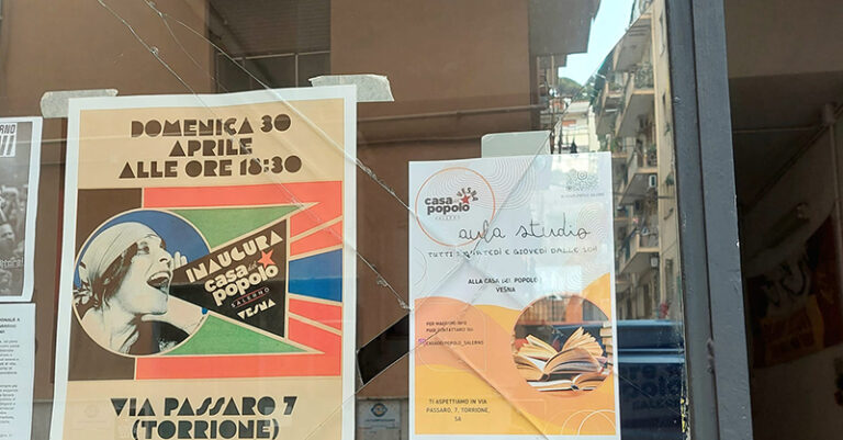 CASA DEL POPOLO SALERNO VANDALI FB