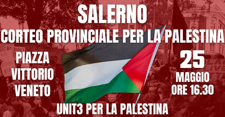 CORTEO PALESTINA SALERNO FB