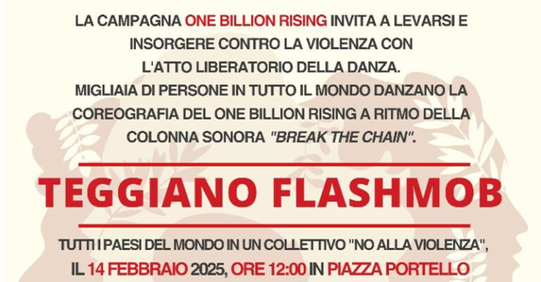 locandina flashmob teggiano