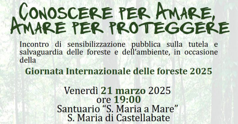 giornata delle foreste evento castellabate FB