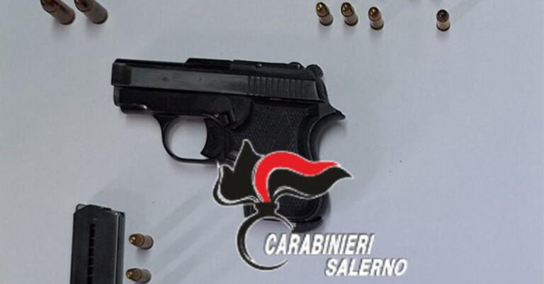 pistola arresto capaccio 12 marzo