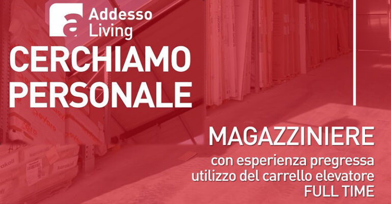 magazziniere addesso living