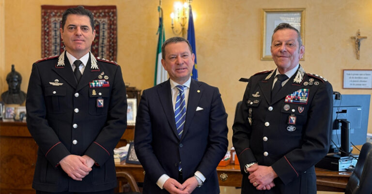 prefetto campanaro incontro colonnello sisinni